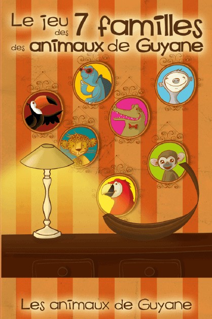 Le jeu des 7 familles des animaux de Guyane