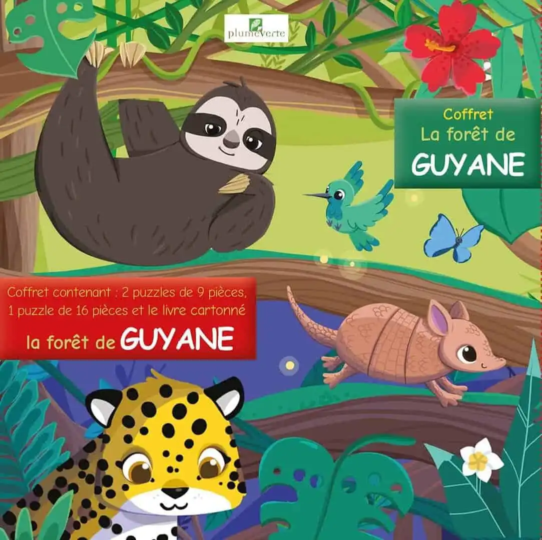 Couverture : Coffret : la forêt de Guyane